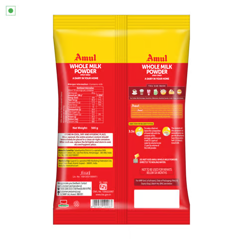 Amul Full Cream Milk Powder 500 g