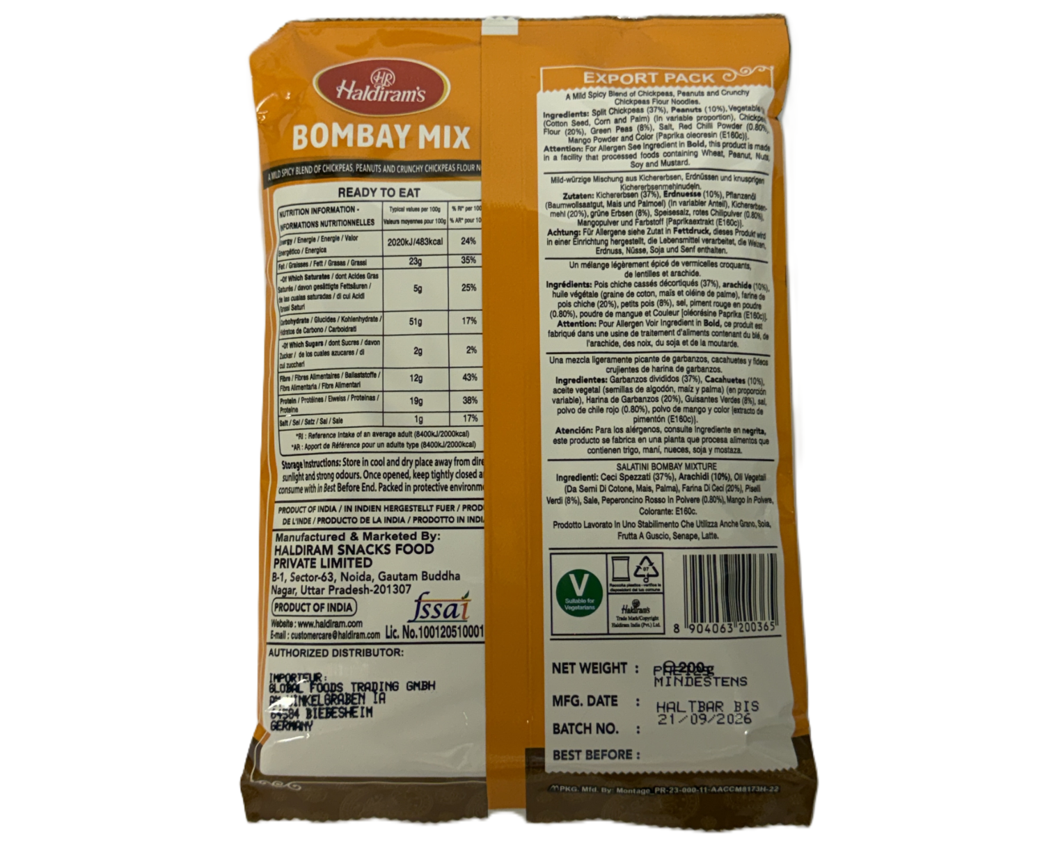 Haldiram´s Bombay Mix 200g