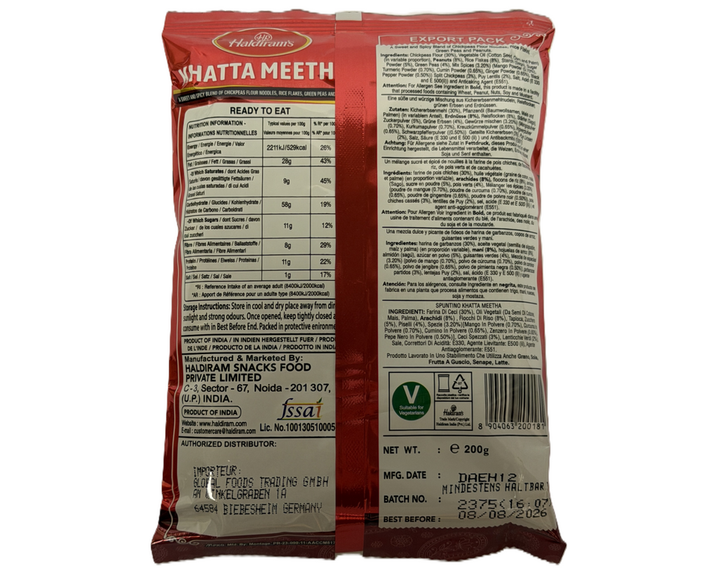 Haldiram´s Khatta Meetha 200g