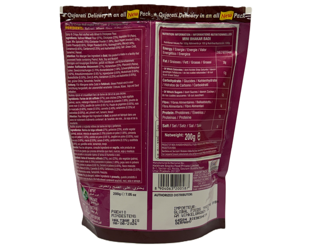 Haldiram´s Mini Bhakhar Badi 200g