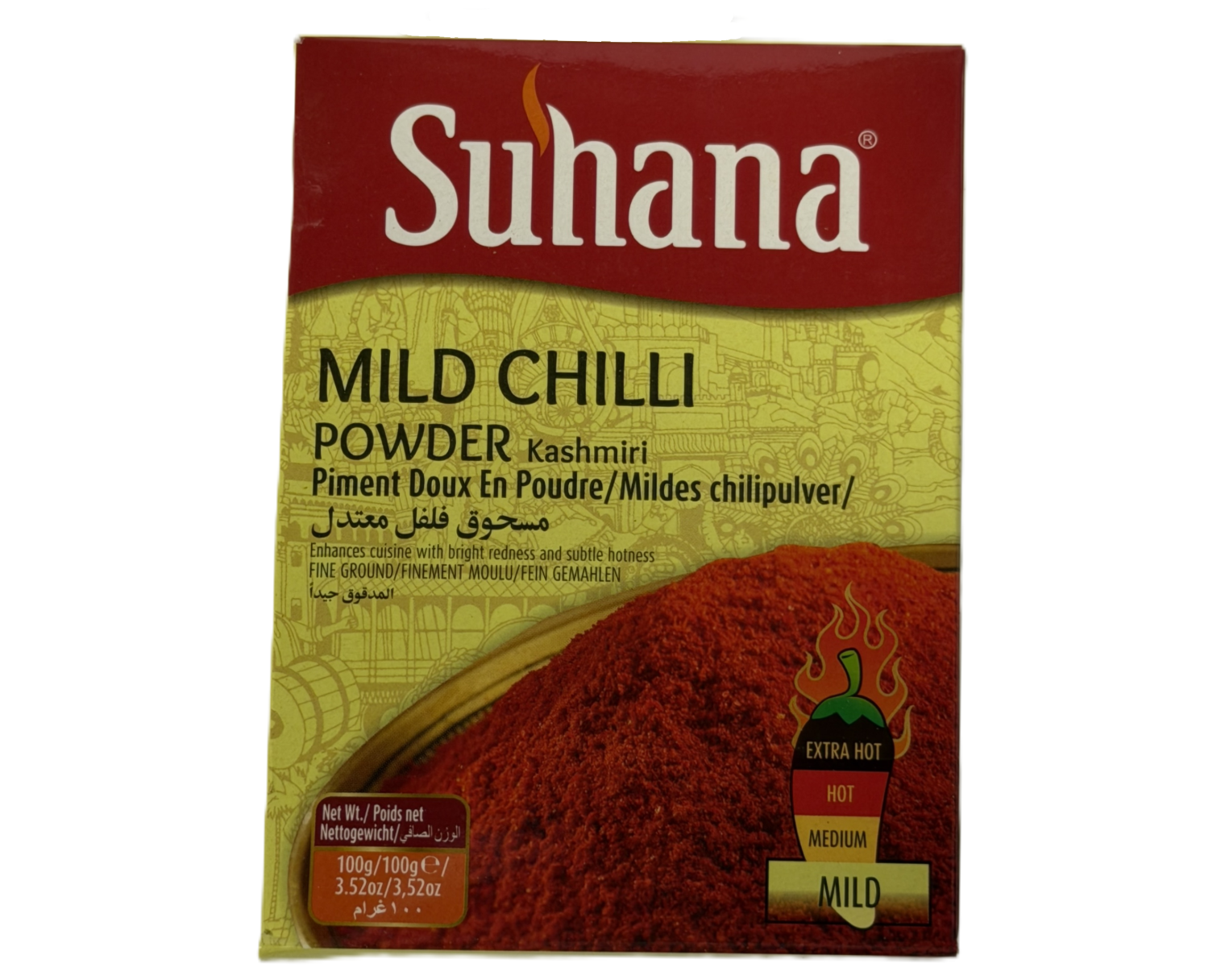 Suhana Mild Chili Powder Kashmiri 100g
