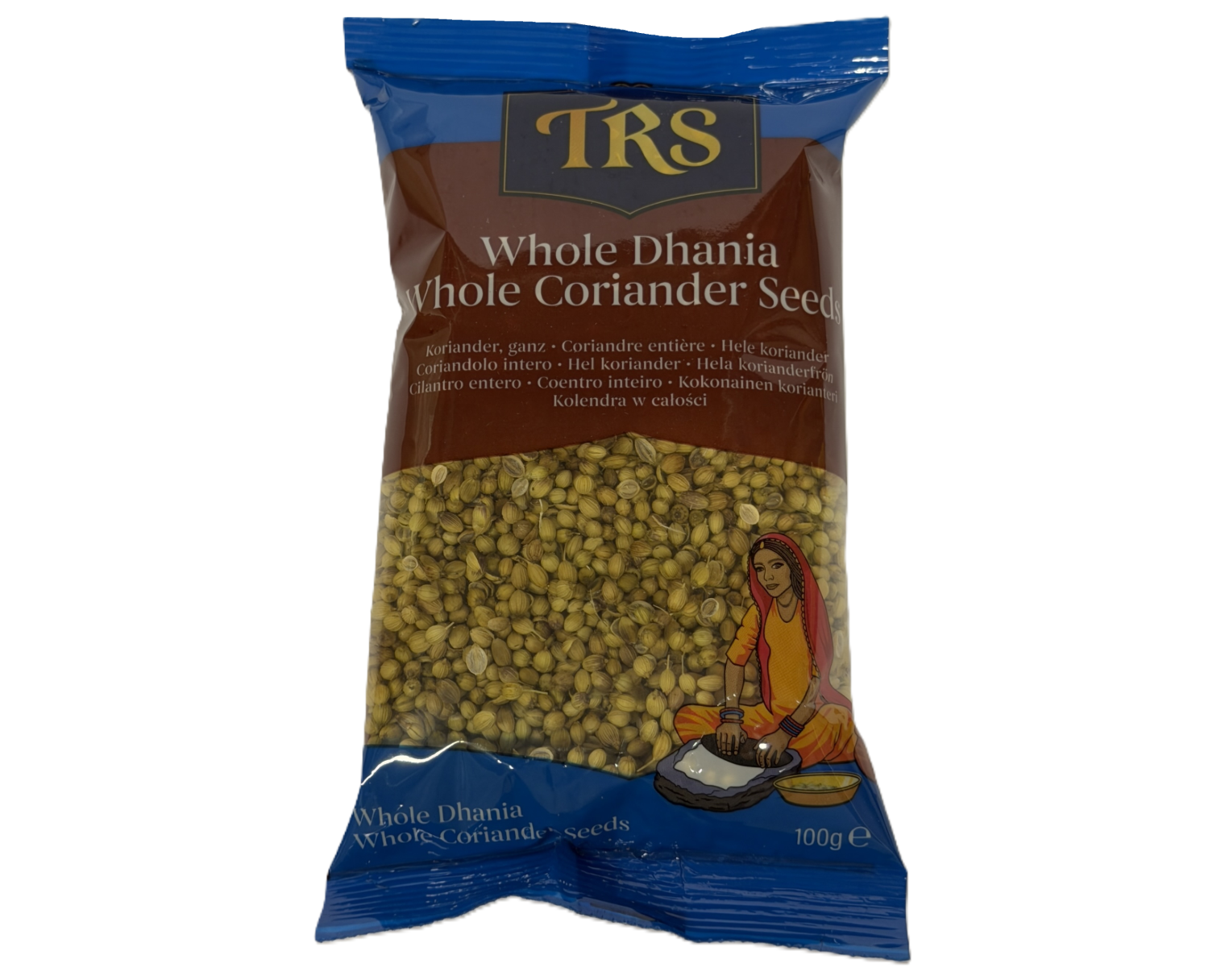 TRS Whole Dhania Whole Coriander Seeds 100g